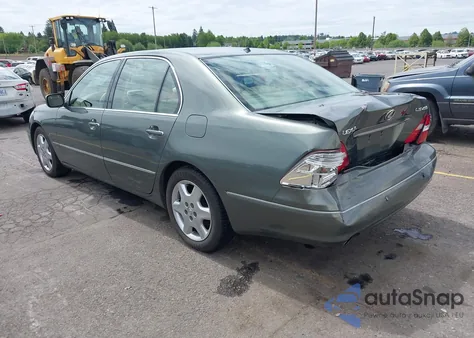 2004 Lexus Ls 430 из США, поврежденный, VIN JTHBN36FX40157899